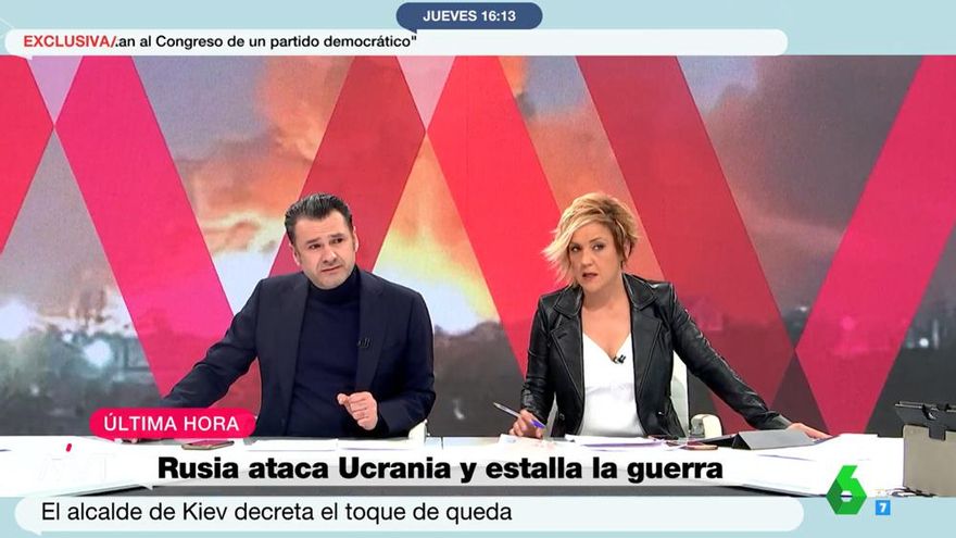 Iñaki López y Cristina Pardo, en 'Más vale tarde'