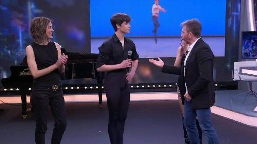 El bailarín riojano Millán de Benito deslumbra en El Hormiguero