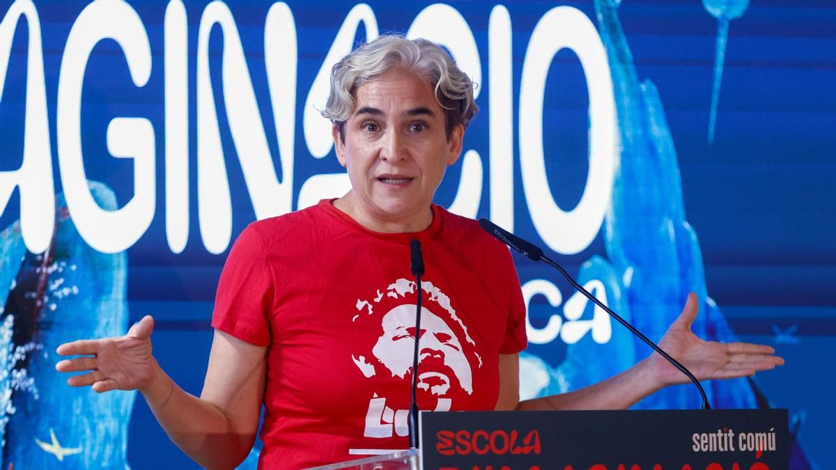 La exalcaldesa de Barcelona y candidata del Frente Amplio, Ada Colau