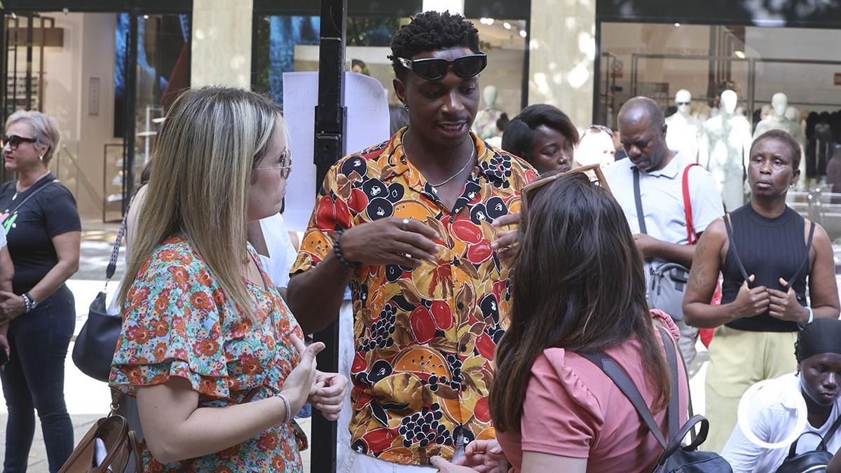 Celebración del Día del Refugiado en el Bulevar de Gran Capitán