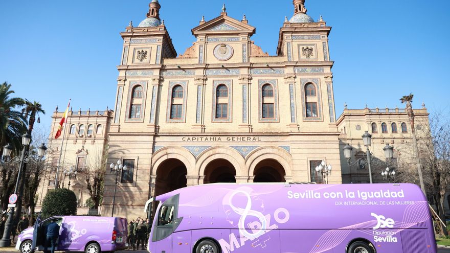 Más de 6.000 kilómetros por la "igualdad real": la campaña de la Diputación para acercar el 8M a los municipios de Sevilla
