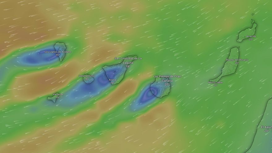 Avisos amarillos en Canarias este lunes y martes, isla por isla