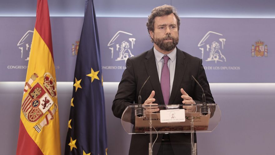 El portavoz de Vox en el Congreso, Iván Espinosa de los Monteros