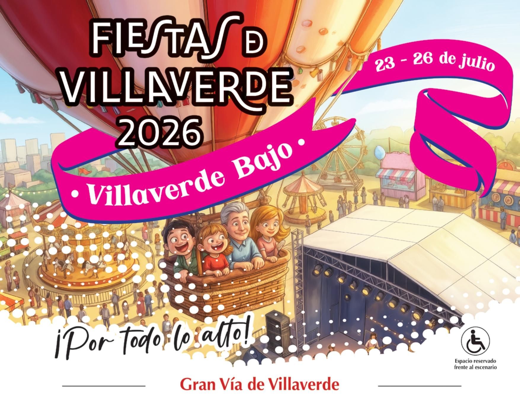 Cartel de las Fiestas de Villaverde Bajo 2026