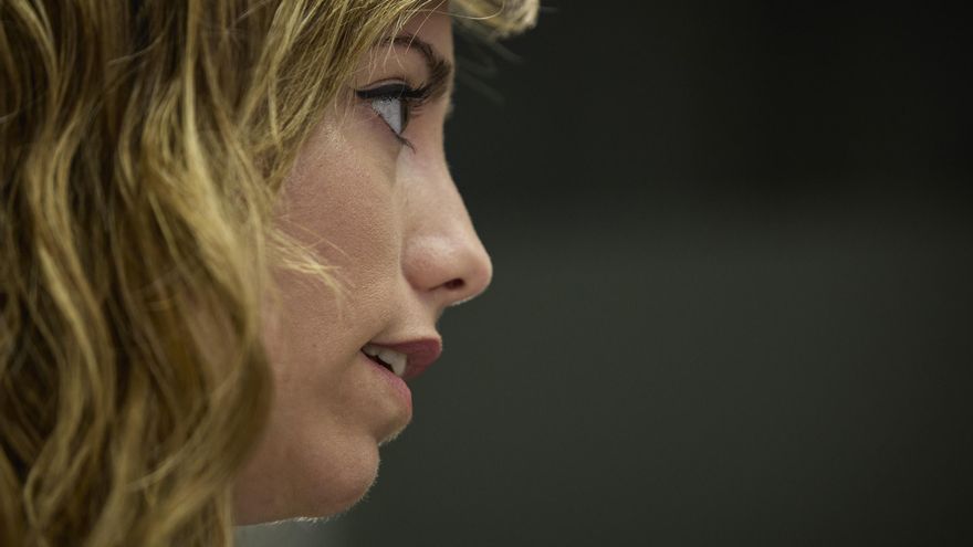 La coportavoz, secretaria de Acción Institucional y directora del Injuve, María Teresa Pérez, durante una entrevista para Europa Press.