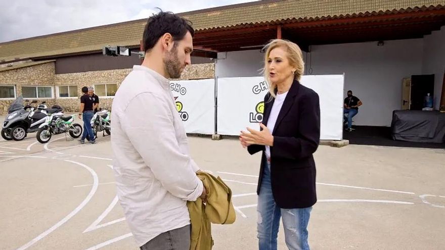 Cifuentes montó en moto en Cuatro años después de su grave accidente, pese a las reticencias de su hijo