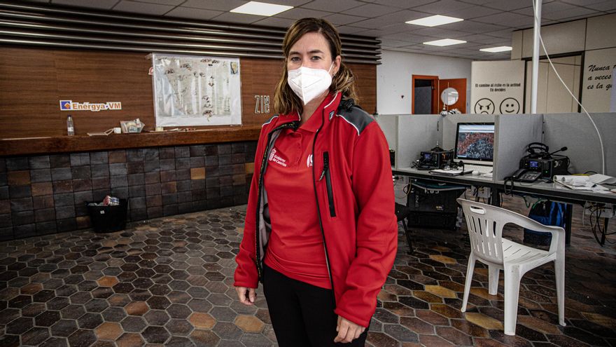 Montse Román, coordinadora del Puesto de Mando Avanzado