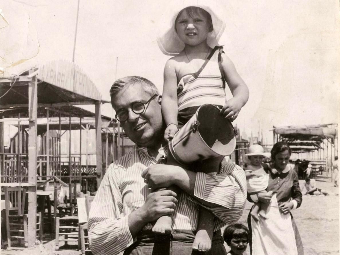 Empar Ranch amb el seu pare, Eduard.