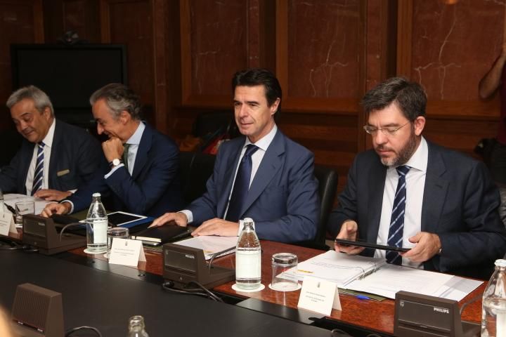 Víctor Calvo Sotelo, Miguel Ferre Navarrete, José Manuel Soria y Alberto Nadal (ALEJANDRO RAMOS)