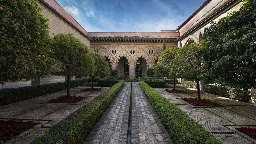 El palacio de arte hispanomusulmán situado más al norte de Europa que está en España y es Patrimonio Mundial de la Humanidad