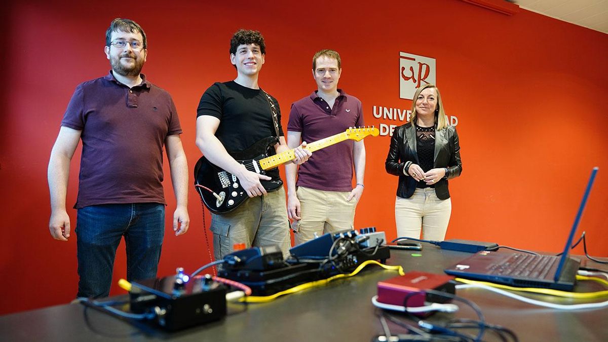 Un pedal de guitarra desarrollado con IA en la UR, premiado por la Asociación Española para la Inteligencia Artificial