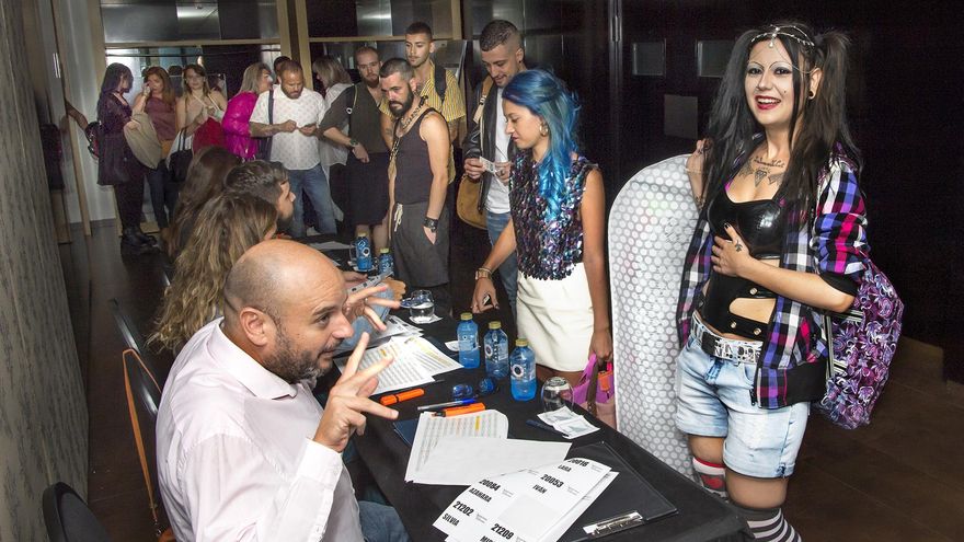 Las colas para el cásting en Madrid