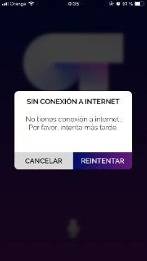 Imagen que mostraba la app