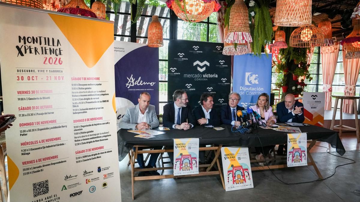 Presentación de una nueva edición de Montilla Xperience en el Mercado Victoria