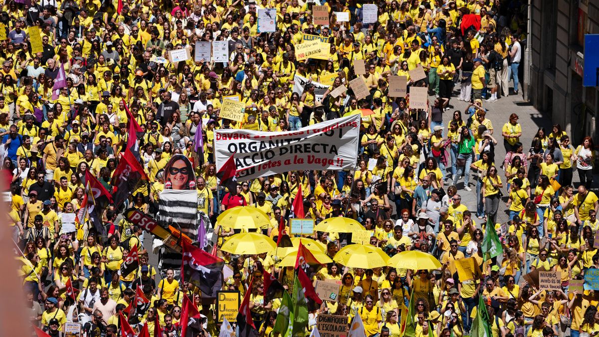 Sin acuerdo entre el Govern y los sindicatos educativos en la primera reunión tras el nuevo ciclo de huelgas