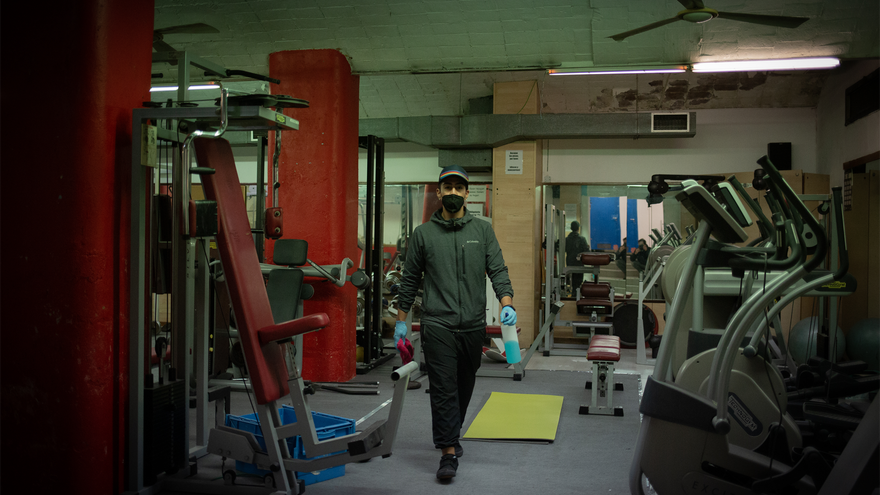 Archivo - Interior de un gimnasio