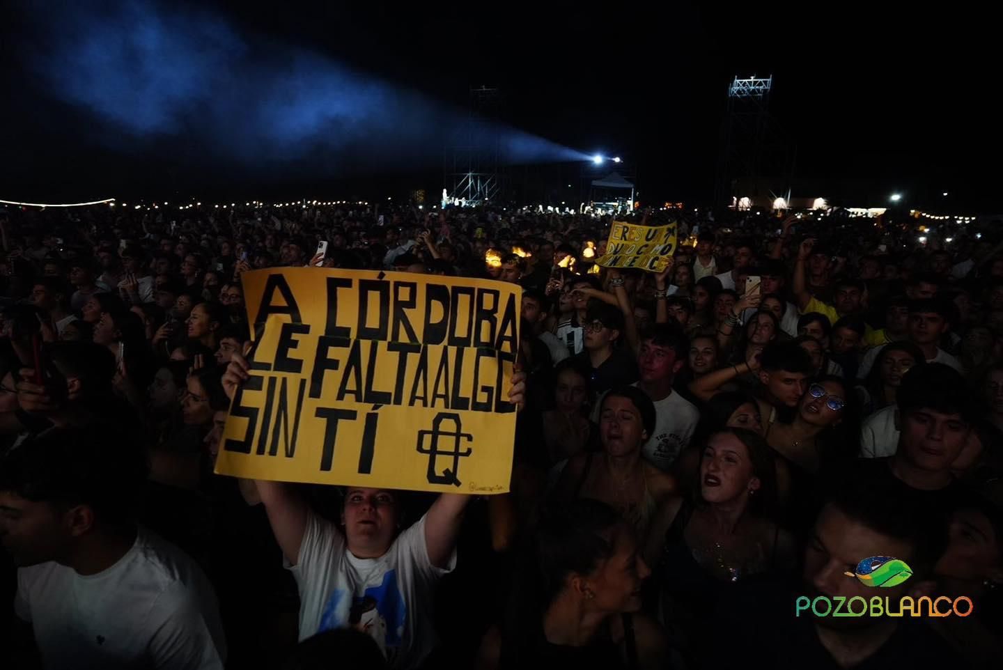 El concierto de Quevedo en Pozoblanco, en imágenes