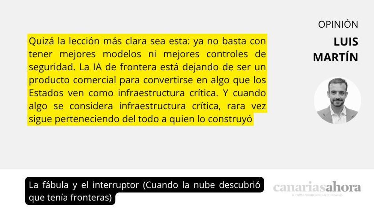 La fábula y el interruptor (Cuando la nube descubrió que tenía fronteras)