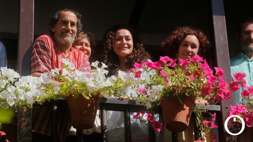 Visita de Inma Nieto a los Patios de Córdoba