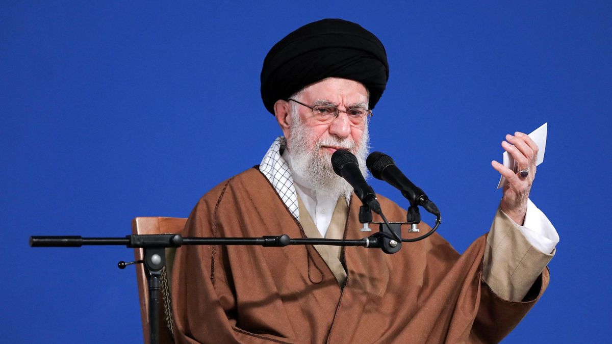 El líder supremo de Irán, el ayatolá Alí Jamenei, durante un discurso en marzo.