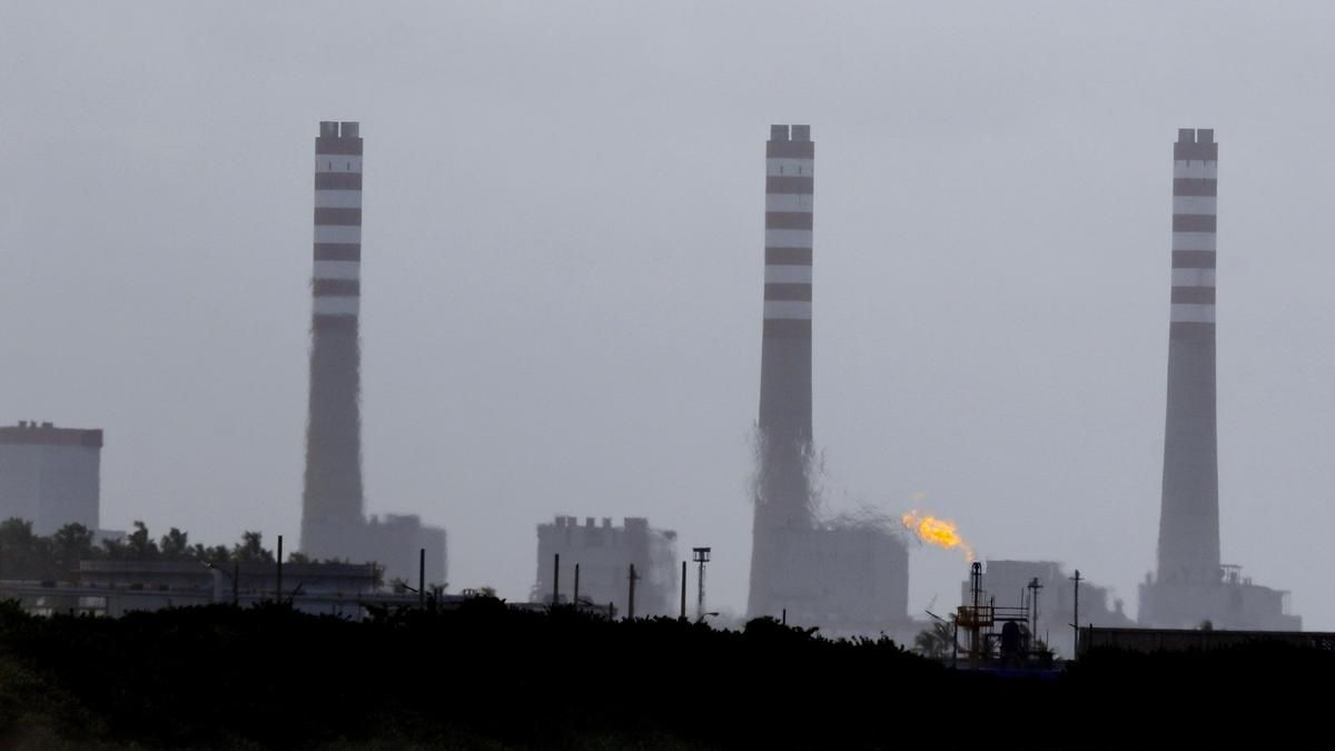 Una refinería en Puerto Cabello, Venezuela