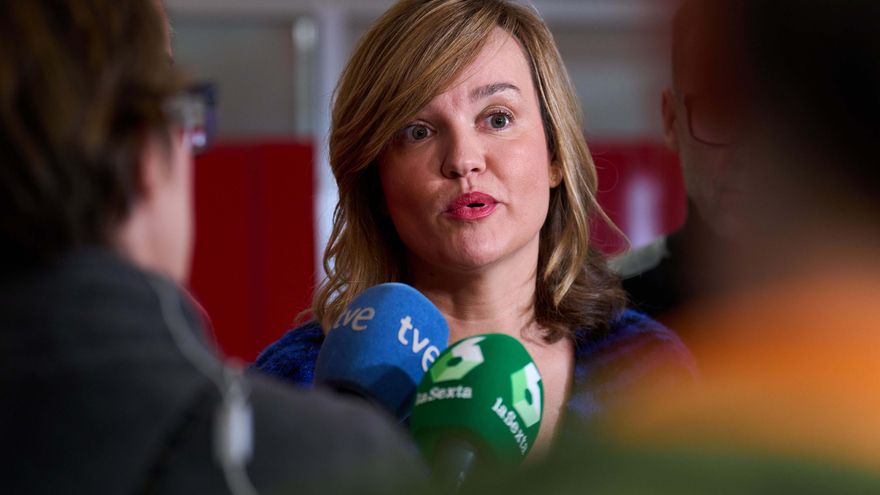 La portavoz del PSOE y ministra de Educación y Formación Profesional, Pilar Alegría.