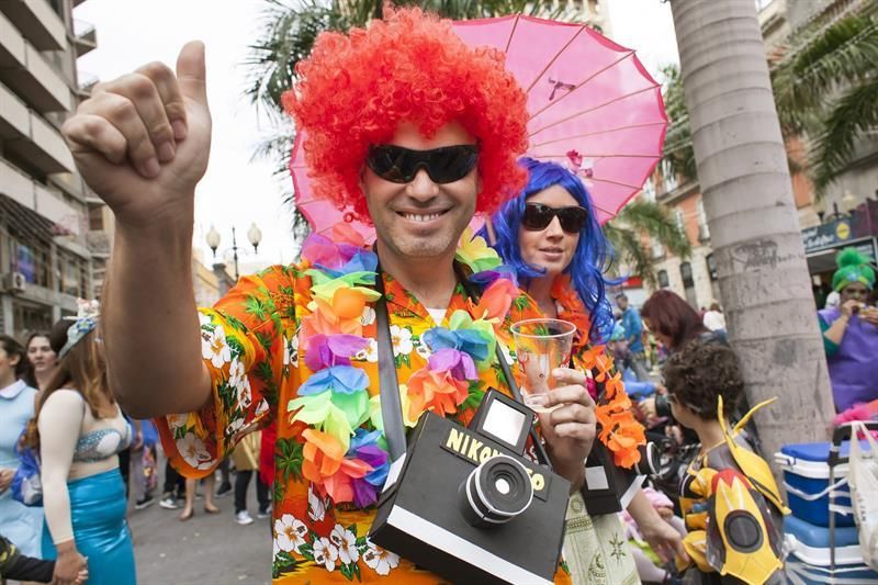 Mascaritas en el Carnaval de día de Tenerife