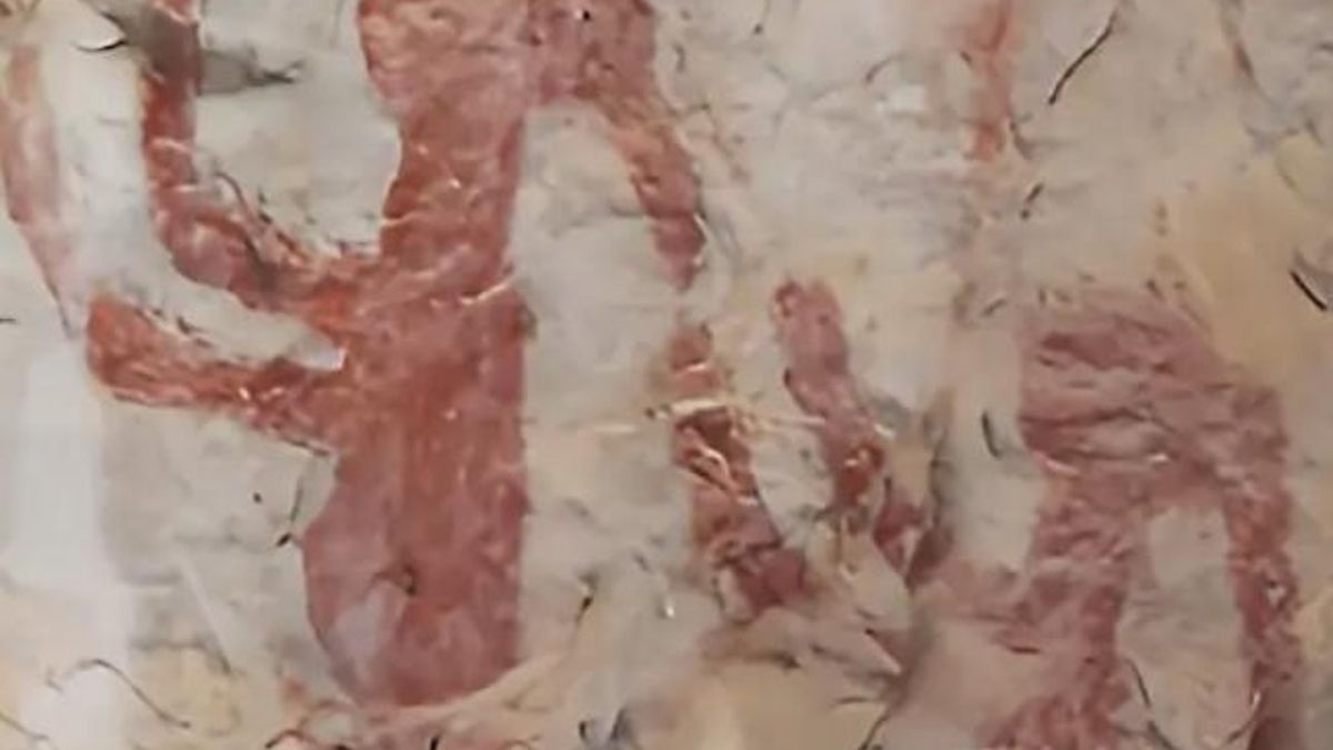 Los fragmentos caídos permitieron preservar las imágenes