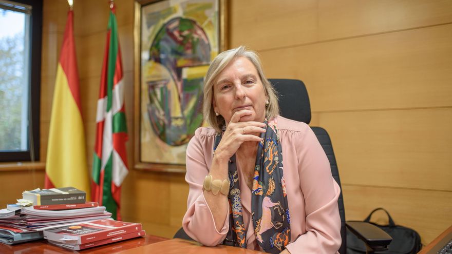 Reyes Goenaga, presidenta de la Audiencia Provincial de Bizkaia: "Me preocupa que se cuestione nuestra labor"