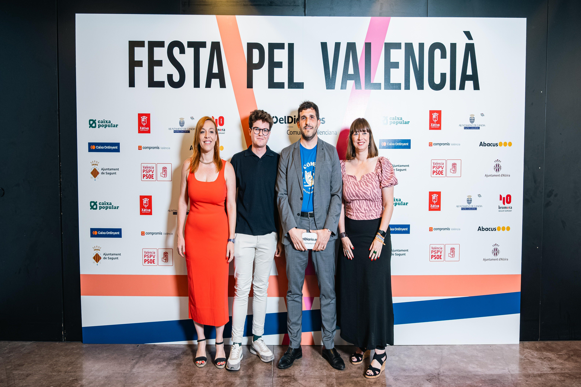 Dolors Gimeno, Joan Guanter, Sergi Pitarch i Amparo Piquer.