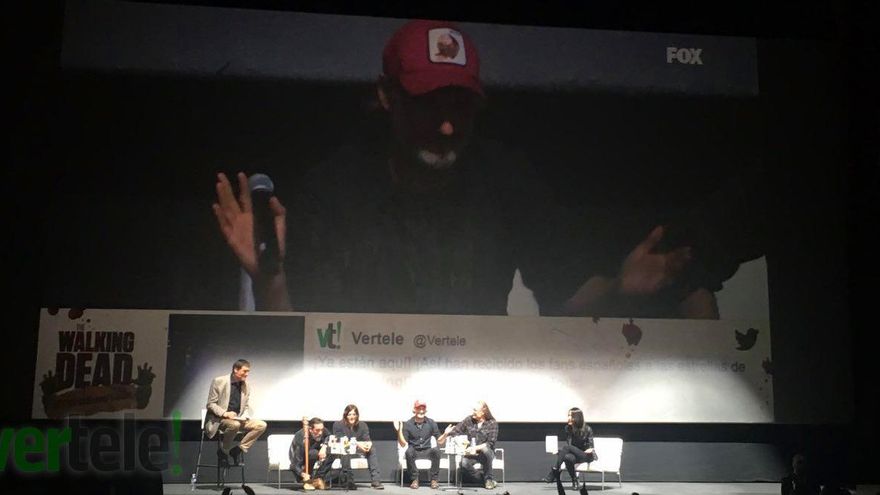 Vertele, en el evento de 'The Walking Dead'