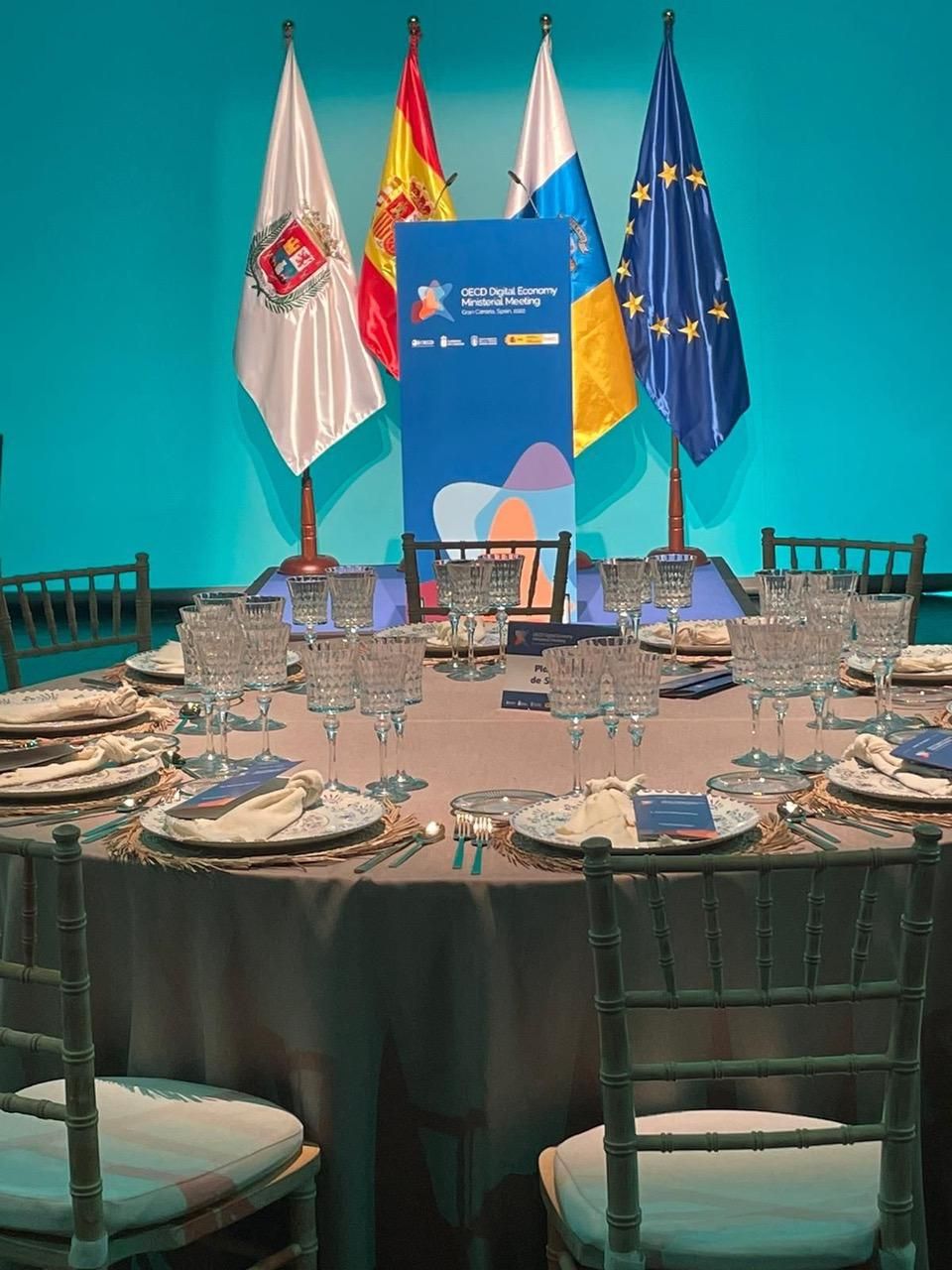 Gala de la conferencia de la OCDE en Gran Canaria