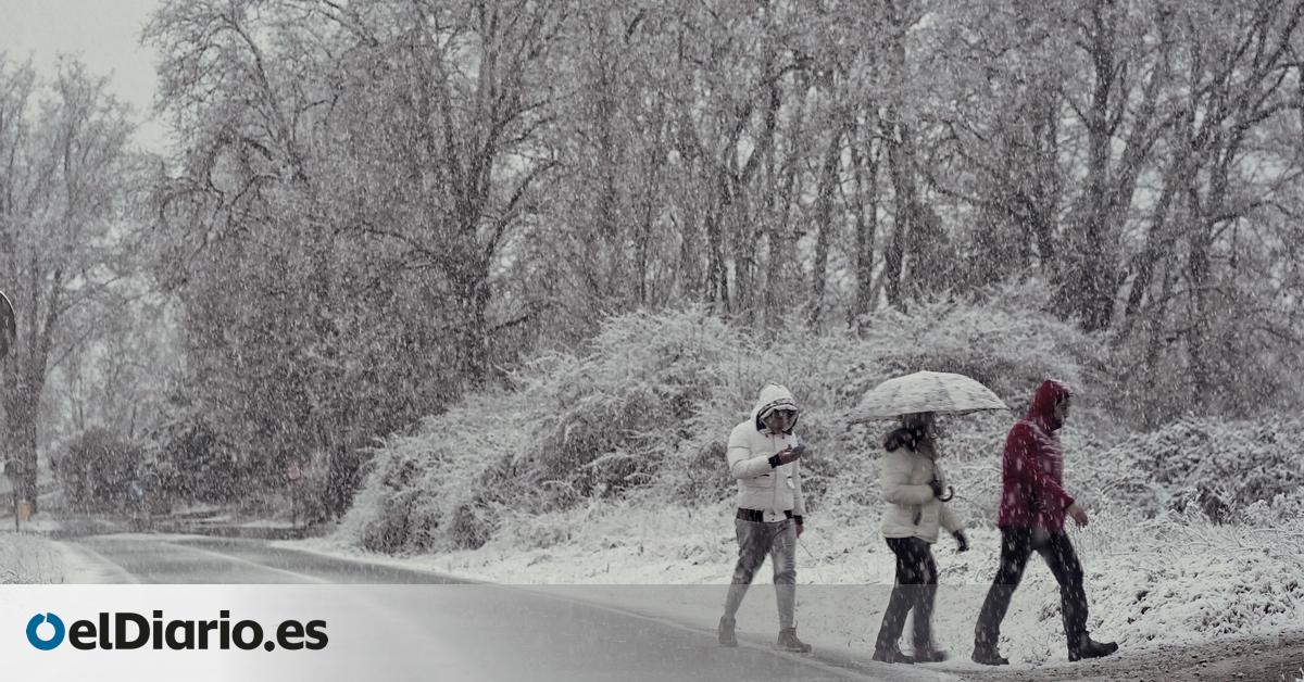 La borrasca Ingrid traerá mucho frío y nieve en cotas bajas desde el viernes