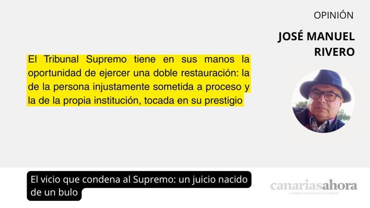 El vicio que condena al Supremo: un juicio nacido de un bulo