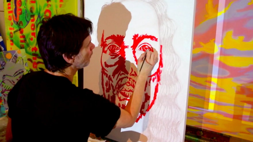 Jim Carrey desvela su talento por la pintura en un documental viral
