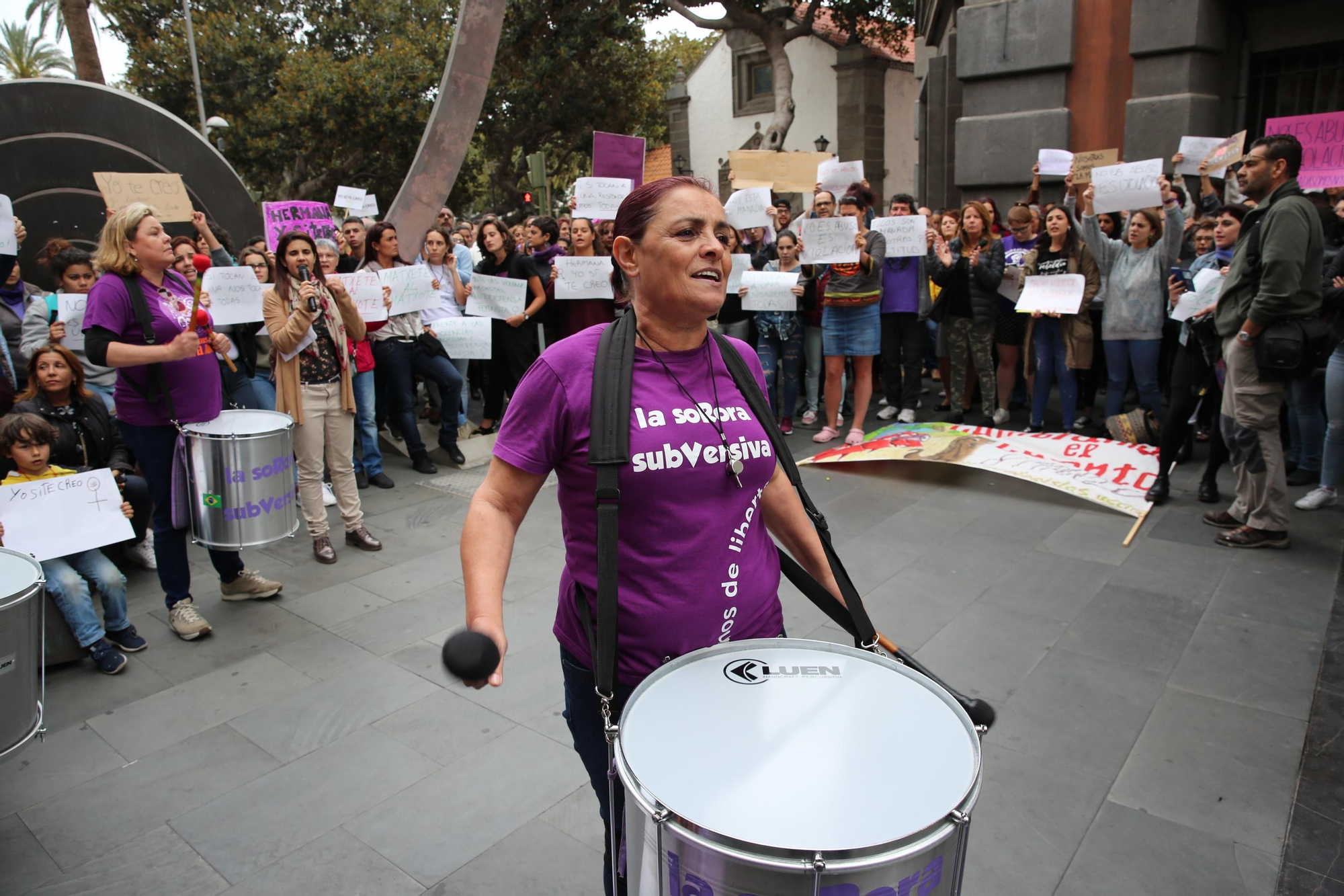 Protesta en Las Palmas de Gran Canaria tras la sentencia de 'La Manada'