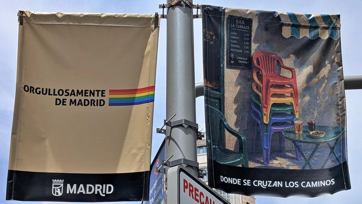 Otra campaña polémica de Almeida sobre el Orgullo de Madrid: cambia a las personas por objetos coloridos con IA