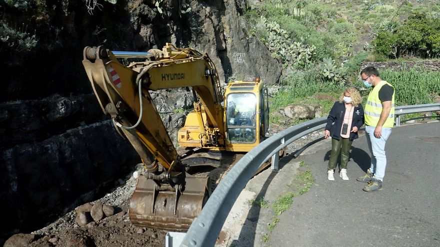 Vecinos de un caserío de Anaga claman una solución que evite el desbordamiento de un barranco que pone en peligro sus vidas