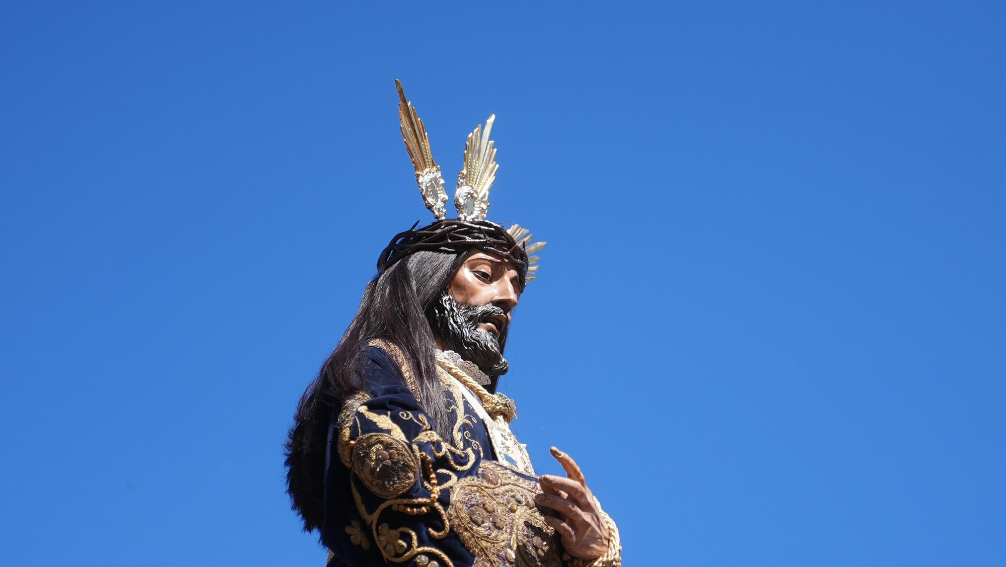 Salida procesional de la Hermandad del Rescatado, en imágenes