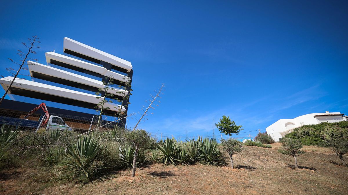 Las obras de ampliación en el actual Ibiza Hotel Corso.