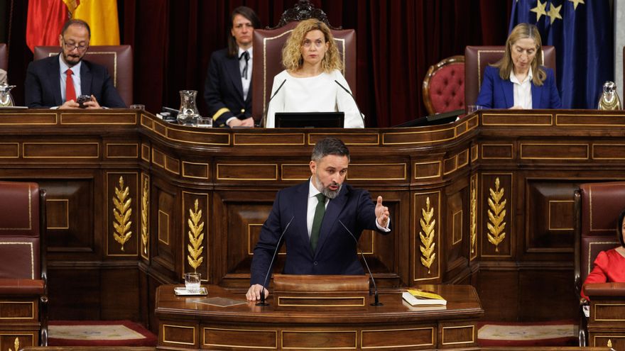 El líder de Vox, Santiago Abascal.