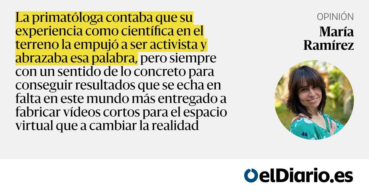 Escucha a Jane Goodall