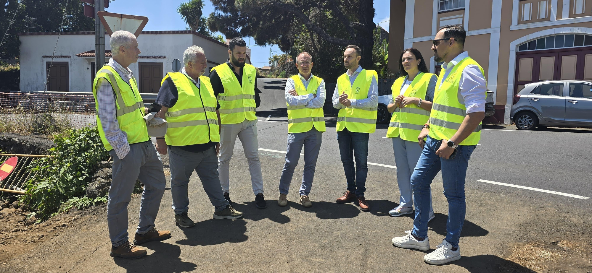El Cabildo inicia la obra del paseo peatonal que mejorará la conectividad entre El Llanito y Las Ledas.