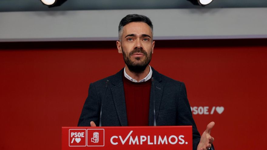 El portavoz de la Ejecutiva del PSOE, Felipe Sicilia, en una imagen de archivo.