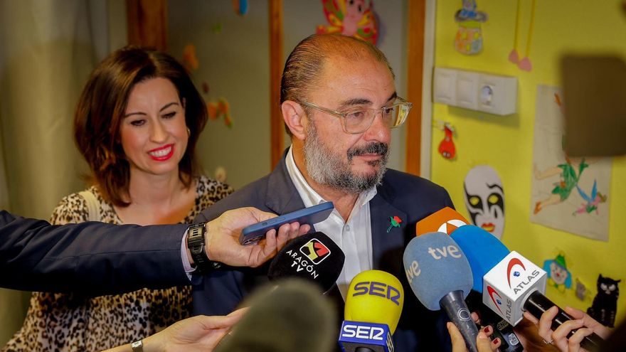 El presidente de Aragón y candidato socialista a revalidar el cargo, Javier Lambán.