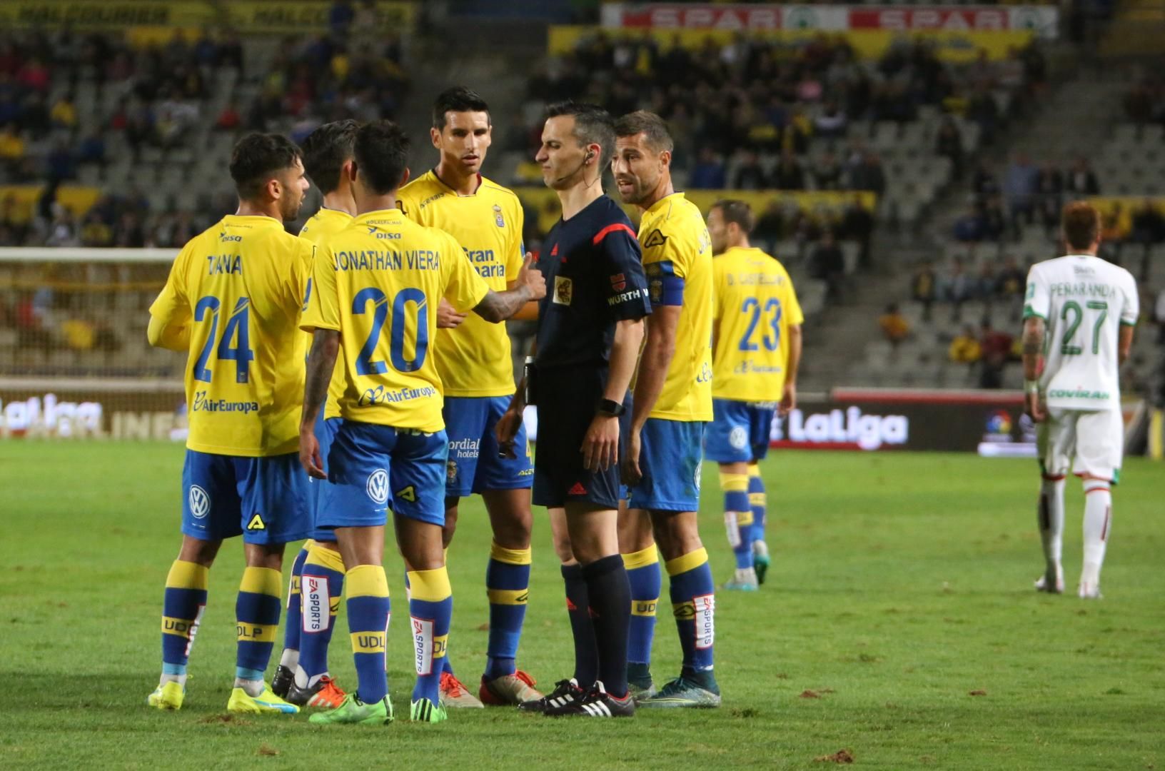Imagen del encuentro en el Estadio de Gran Canaria entre la UD Las Palmas y el Granada C.F.