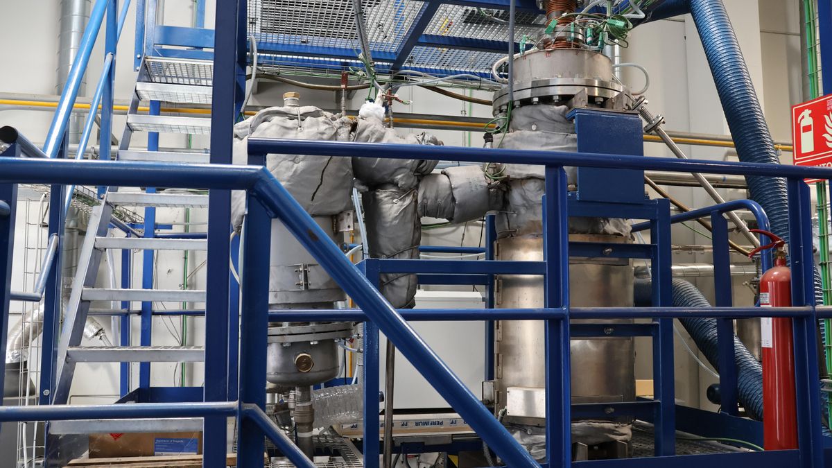 Imagen de la planta lecho fluidizado
