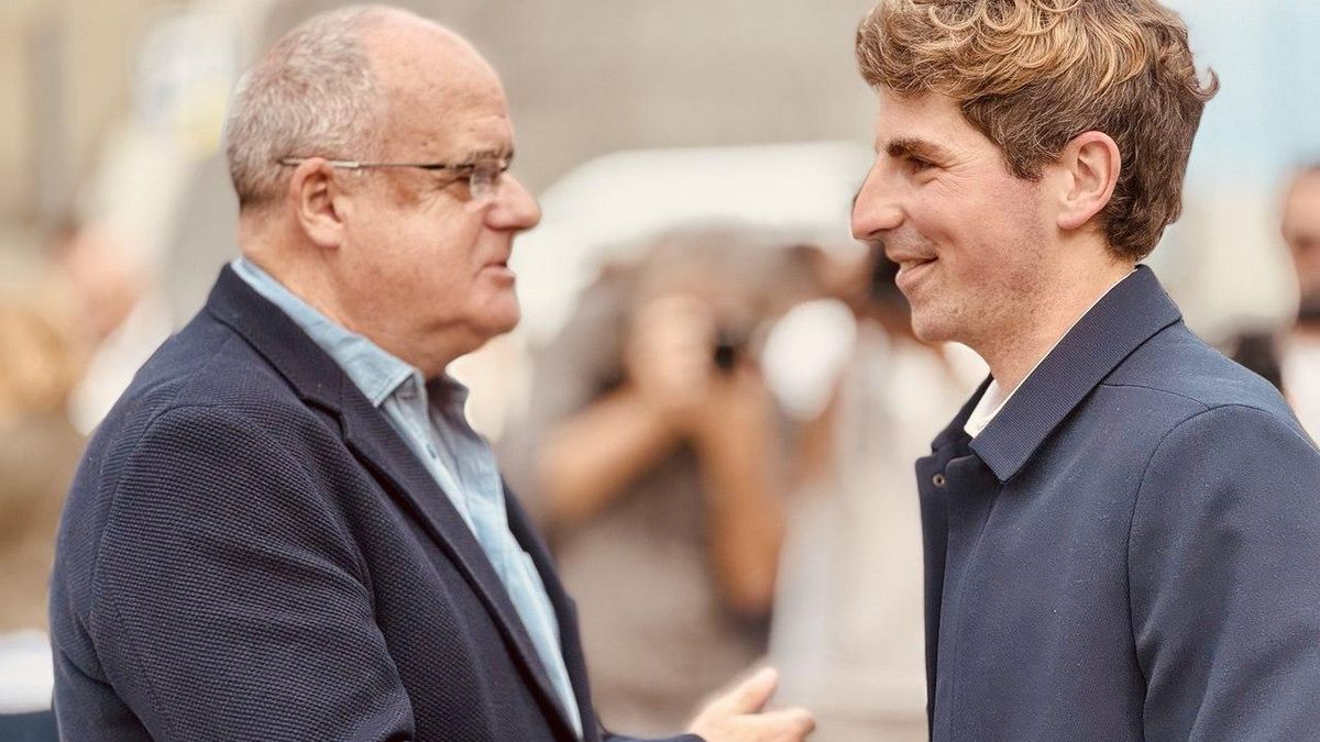 Joseba Egibar, con Jon Insausti