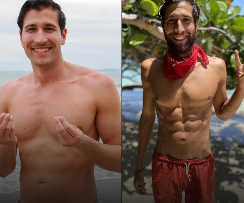 El antes y después de Gianmarco Onestini en 'Supervivientes 2021'
