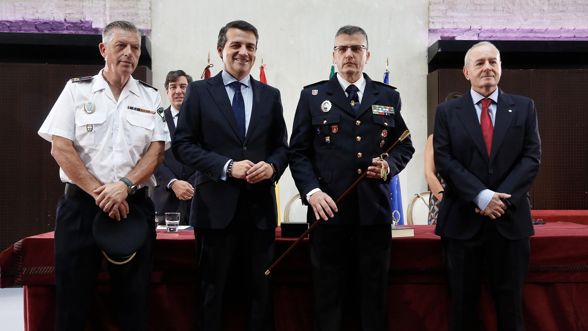 Toma de posesión del nuevo intendente mayor de la Jefatura de la Policía Local